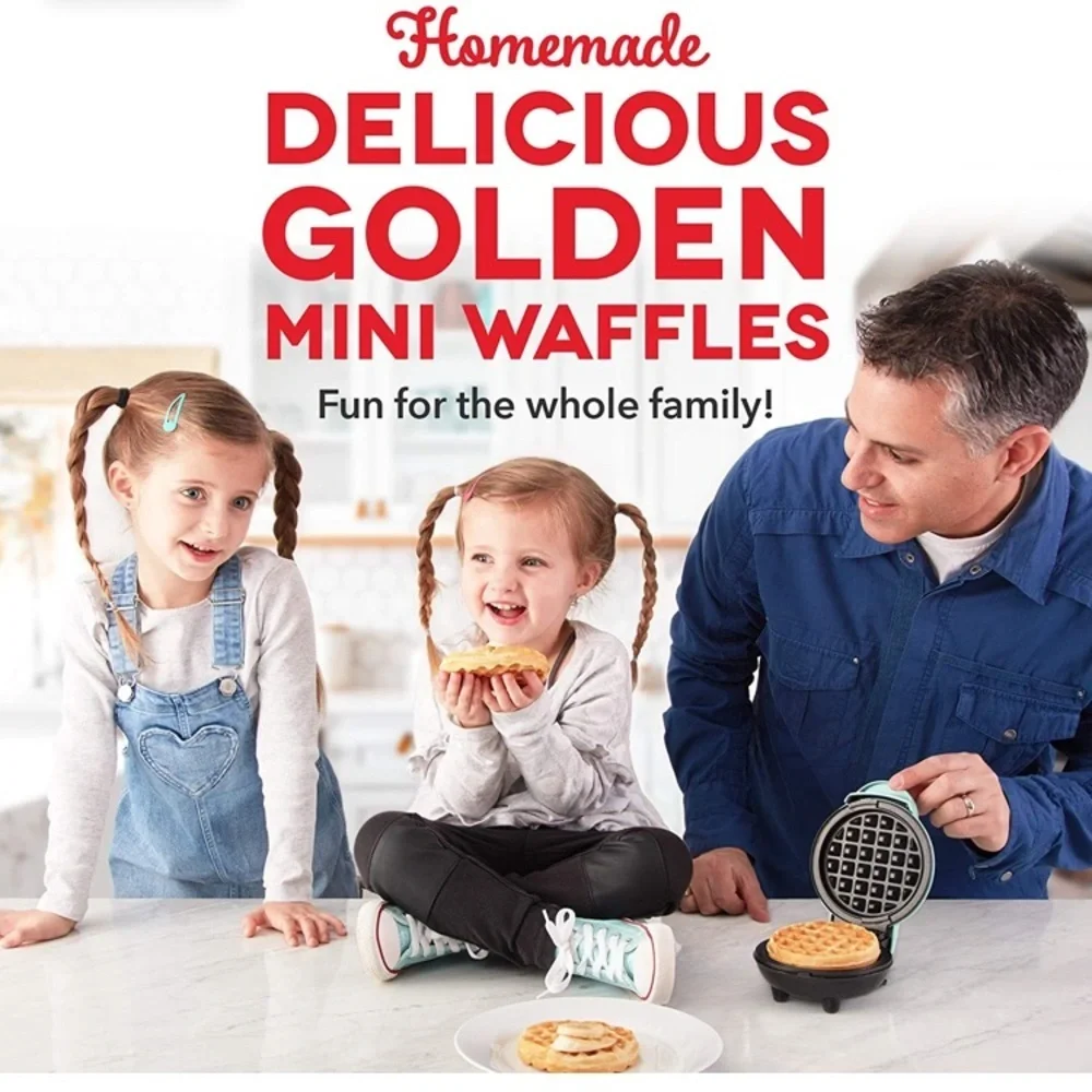 Dash Mini Waffle Maker- Rainbow NIB